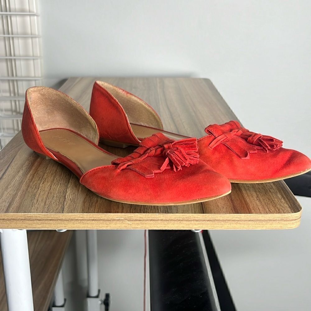 Women’s Orange Jcrew Flats - Picture 1 of 5
